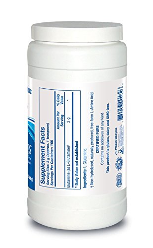 Biotics Research L Glutamine Powder Powdered Formula, 3 Serving, Gastrointestinal Health, Gut Lining Support, Muscle Repair, Lean Muscle, Antioxidant Activity. 17.9 Ounces 500grams 166 Servings