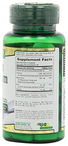 (2 Pack) Nature's Bounty Calcium-Magnesium-Zinc Caplets, 100-Ct ea.