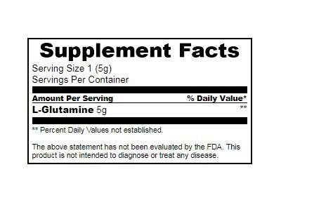 True Nutrition - L-Glutamine Powder - Supports Intense Workout Recovery and Nitrogen Balance - Vegan Amino Acid Supplement - 500g