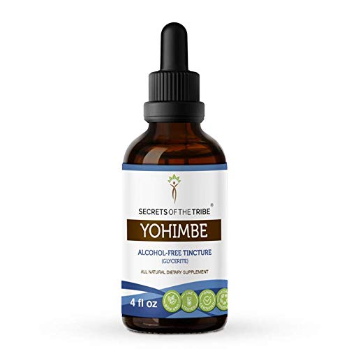 Yohimbe Alcohol-Free Liquid Extract, Wildcrafted Yohimbe (Pausinystalia yohimbe) Dried Bark (4 FL OZ)