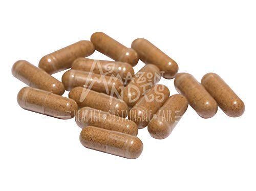 Amazon Andes - Aguaje Capsules - 100 Pills - Buriti - 100 % Natural - Non GMO - Vegan - Wild Harvested in Peru