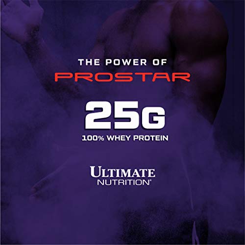 Ultimate Nutrition Prostar Whey Protein Powder Blend of Whey Concentrate Isolate and Peptides – Low Carb, Keto Friendly, 25 Grams of Protein - 30 Servings, PB&J, 2 Pounds