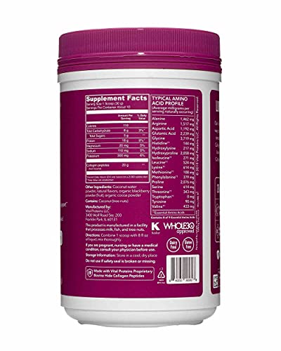 Vital Proteins Collagen Peptides, 10.8 oz, Dark Chocolate & Blackberry