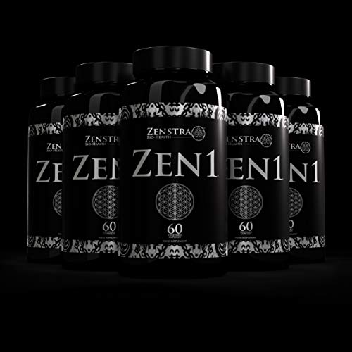 Zen1 - Serotonin Support Supplement | Natural Calmness, Stress Relief & Mood Enhancer with Geniposide, 5-HTP, Bacopa, Phosphatidylserine, Gotu Kola and Schisandra