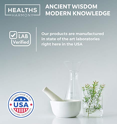 USDA Organic Ashwagandha (120 Tablets & Vegetarian) 1350mg Per Serve with Black Pepper - Natural Adrenal Support, Cortisol & Thyroid Support, Immune Support - No Pills or Capsules