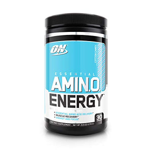 Optimum Nutrition Amino Energy - Pre Workout with Green Tea, BCAA, Amino Acids, Keto Friendly, Green Coffee Extract, Energy Powder - Cotton Candy, 30 Servings