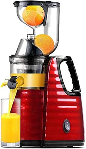 Juicer Machines Slow Juicer, Slow Masticating Juicer Machine with Big Wide 81mm Chute, Cold Press Juicer for Nutrient Fruits and Vegetables, Juicer Machine BPA-Free, Easy to Clean
