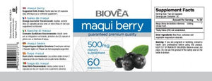 BIOVEA Maqui Berry 500mg 60 Capsules