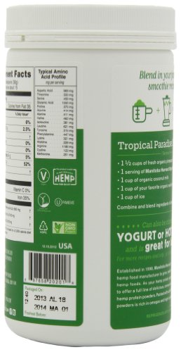 Manitoba Harvest HEMP PRO FIBER, 16 Ounce Tubs (Pack of 2)