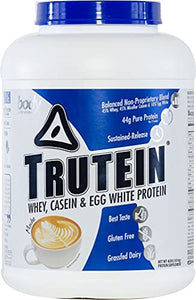 Body Nutrition Protein Powder - Trutein Mocha 4lb Whey - Natural Keto Drink Weight Loss, Workout, Recovery