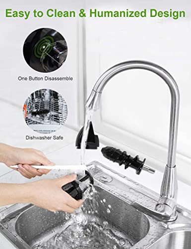 Slow Juicer Cold Press Juicer Masticating Juicer Machines Juice Extractor for Celery Kale Ginger Kiwi Carrot Quiet Easy to Clean High Yield Drier Pulp BPA-Free Reverse Function for Vegetables & Fruits