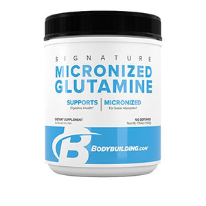 Bodybuilding Signature Micronized Glutamine | Boost Immune Health | Amino Acid | 5g | 500 Grams, Unflavored