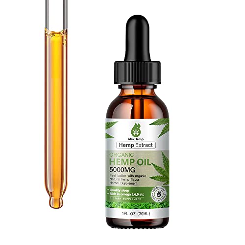 Organic Hemp Oil for Pain Relief and Inflammation - High Potency Extract for Anxiety and Stress Relief , Sleep Aid Focus Calm - Extra Sthength CDB Tincture Drops Zero CBD Oil Cbdmd CBS Oil