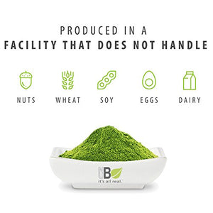 Nubeleaf Barley Grass Powder - Non-GMO, Gluten-Free, Raw, Organic, Vegan Source of Essential Vitamins & Minerals, Antioxidants - Single-Ingredient Nutrient Rich Superfood for Cooking, Smoothies (10oz)