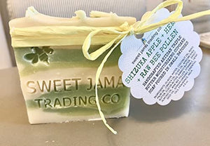 SHIZUKA APPLE-SAGE-HEMP Vegan Natural Handmade Aromatherapy Super Bar Soap w/Anti-aging Korean Ginseng + Raw Bee Pollen | Mother's Day | Anti-Aging | Korean Skin Beauty Products