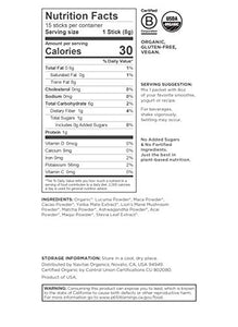 Navitas Organics Navitas Organics Daily Superfood Boost, Focus, 15 Single Serve Packs (0.28oz each)— Organic, Non-GMO, Gluten-Free, 4.2 Ounce, 15 Sticks