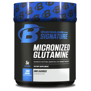 Bodybuilding Signature Micronized Glutamine | Boost Immune Health | Amino Acid | 5g | 500 Grams, Unflavored