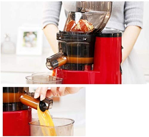 wan QIN Juicer Machines, Masticating Juicer, 3.2-Inch Wide Chute Cold Press Juicer, Easy to Clean with Brush, Carrot Slow Juicer Machine, High Nutrition Reserve & Juice Yield Juice Machine
