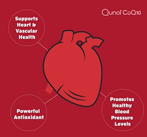 Qunol Ultra CoQ10 100mg, 3x Better Absorption, Patented Water and Fat Soluble Natural Supplement Form of Coenzyme Q10, Antioxidant for Heart Health, 120 Count Softgels