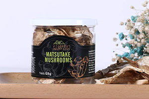 VIGOROUS MOUNTAINS Dried Tricholoma Matsutake Pine Mushrooms Fungus 1 Ounce