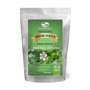 227 Grams / 0.5 LB / 08 Oz Brahmi Powder/Bacopa Monnieri, 100% Pure & Natural.