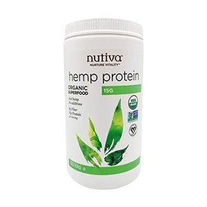 Nutiva, Hemp Protein, Organic 15g, 16 Fl Oz