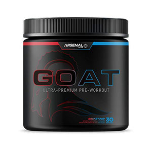 G.O.A.T. Ultra-Premium Pre-Workout for Increased Pump, Energy and Endurance | Award Winning Taste | Rocket Pop| 30 Servings