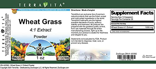 Wheat Grass 4:1 Extract Powder (1 oz, ZIN: 420582)
