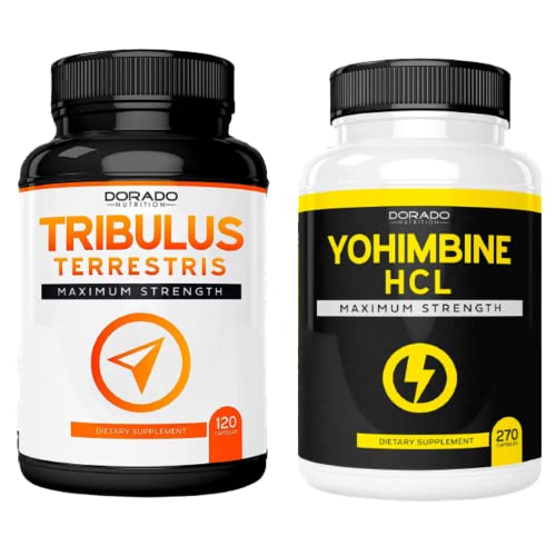Tribulus Terrestris for Men & Women and Yohimbine HCL 5mg for Men and Women