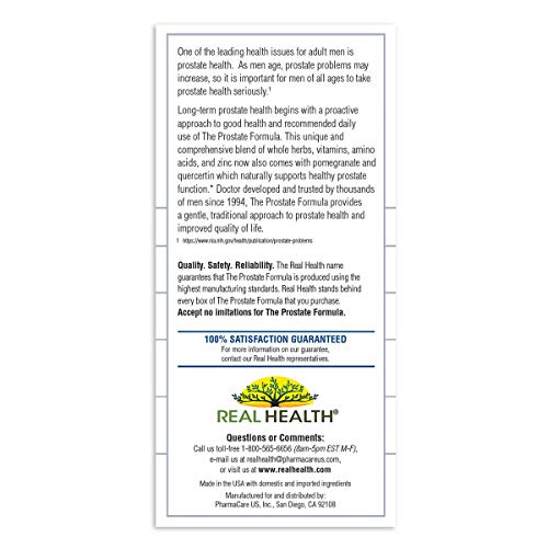 Real Health Laboratories The Prostate Formula with Saw Palmetto, 270 Tablets