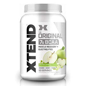 XTEND Original BCAA Powder Smash Apple | Sugar Free Post Workout Muscle Recovery Drink with Amino Acids | 7g BCAAs for Men & Women | 90 Servings