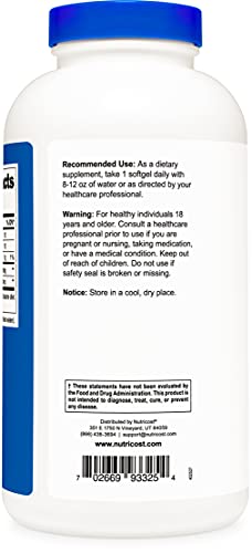 Nutricost CLA (Conjugated Linoleic Acid) 800mg, 240 Softgels