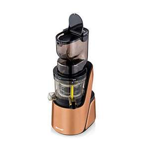 BioChef Quantum Whole Slow Juicer - With powerful 300 W motor, wide chute (3.15 x 3.15 inch) & many accessories in bronze