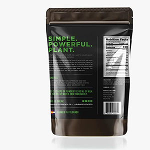 Elevated State Hemp Protein Powder - 32 Fl. Oz. Plant Based Fiber Protein Powder with Amino Acids, Antioxidants - Chocolate Brownie Flavor - Paleo, Keto, and Vegan-Friendly - Locally Sourced in USA