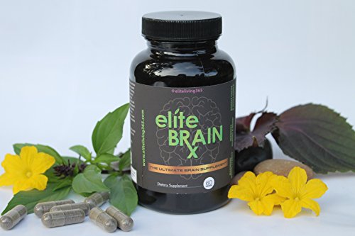 All Natural Brain Supplement – Increases Clarity, Improves Memory & Mood, Boosts Focus & Intelligence - Scientifically Formulated Nootropic for Cognitive Enhancement - Ginkgo Biloba - Elite BrainRx