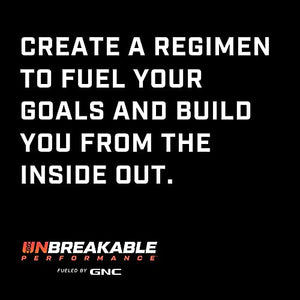 GNC Unbreakable Performance Pre-Workout | Energy+ Performance, Banned Substance Free | Cryo Blue | 30 Servings