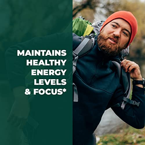 Men's Daily Multimineral Multivitamin Supplement - Vitamins A, C, E, D, B1, B2, B3, B5, B6, B12. Magnesium, Biotin, Spirulina, Zinc. Complete Antioxidant, Energy & Immune Support. 60 Capsules