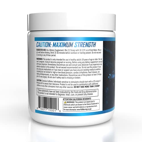 Giant Sports International NITRABURST Pre Workout Powder, Increase Blood Flow, Boosts Strength and Energy, Improve Exercise Performance, Creatine Free (Blue Raspberry, 30 Servings)