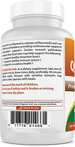 Best Naturals Quercetin 1000 mg/Serving 120 Veggie Capsules (120 Count (Pack of 3))