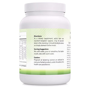 Amazing India - Certified Organic Wheatgrass Powder Helps in The Formulation of Hemoglobin, Supports Healthy Weight Management,Promotes Overall Health & Well-Being Pack of 2