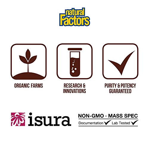 Whey Factors by Natural Factors, Grass Fed Whey Protein Concentrate, Aids Muscle Development and Immune Health, Double Chocolate, 12 oz (12 servings)