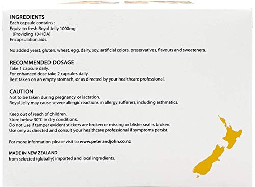 Royal Jelly 1000mg 200 Softgel Capsules 10-HDA Nutritional Supplements (3 Pack)