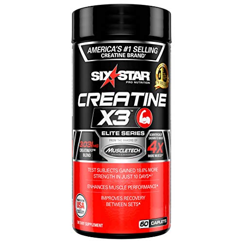Creatine Pills | Six Star Post Workout X3 Creatine Capsules | Creatine Monohydrate Blend | Muscle Recovery & Muscle Builder for Men & Women | Creatine Supplements | Creatina Monohidratada, 20 Servings