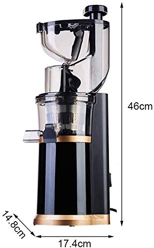 QIN Slow Masticating Extractor Easy to Clean Cold Press Juicer, with Reversal Function,BPA-free Masticating Juicer with Juice Jug