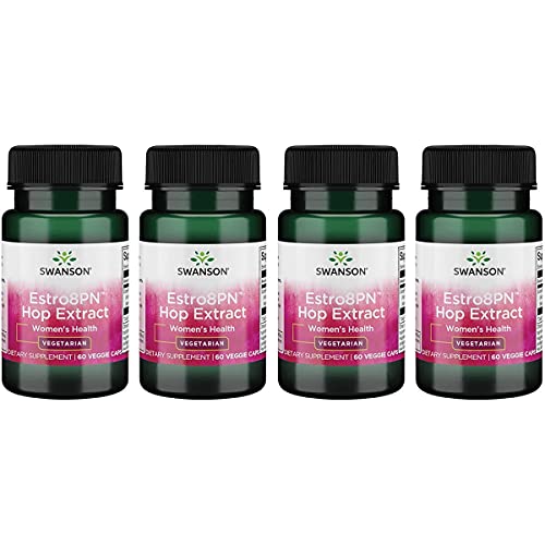 Swanson Estro8Pn Hop Extract 10 mg 60 Veg Caps 4 Pack