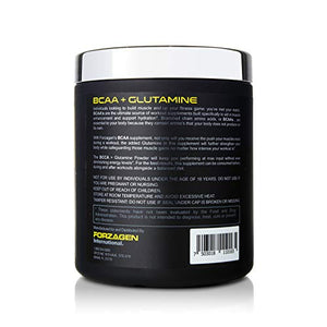 Forzagen BCAA Powder with Glutamine 30 Servings, Branched Chain Amino Acid Powder, Recovery Post Workout, Build, Hydration Available 4 Flavors (Blue Razz)