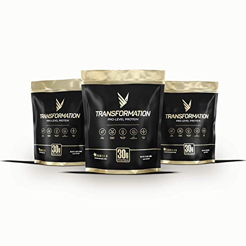 Transformation Vanilla Protein Powder | 30G Multi-Protein Superblend | Collagen Peptides, Egg White & Plant Blend | MCT Oil | BCAA Amino Acids | Probiotics & Enzymes | Low Carb Shake for Men & Women