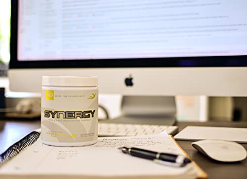 Reforged Synergy | Post-Workout Recovery Formula | Nootropic Muscle Builder Drink Mix w/Creatine, Alpha-GPC, L-Carnitine L-Tartrate, & Ashwagandha | Zero Calorie, Lemon Shock Tart, 30 Servings