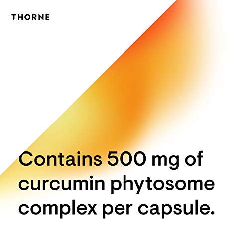 Thorne Research - Meriva 500-SF (Soy Free) - Curcumin Phytosome Supplement - 60 Capsules
