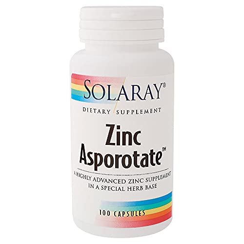 Solaray - Zinc Asporotate, 15 mg, 100 capsules